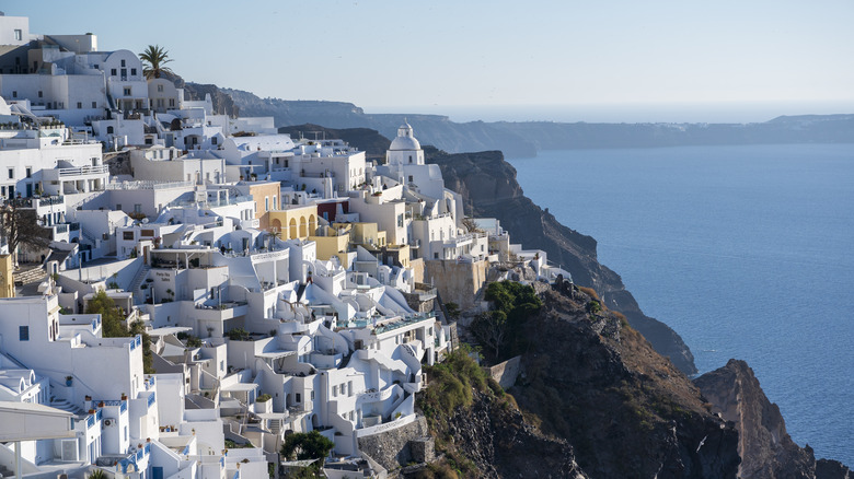 A view of Fira, Santorini.