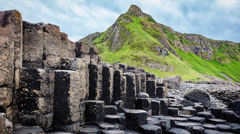 Rock formations at Giant's Causeway