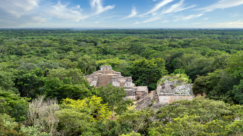 Ek Balam aerial view