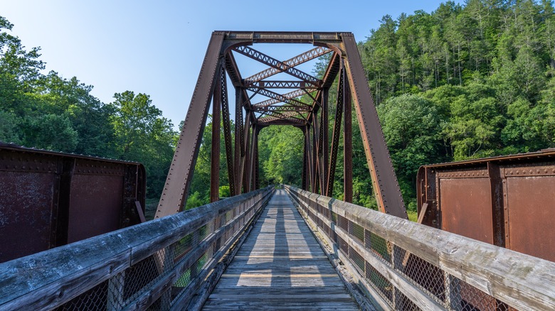 Railway trestle on New River Trail