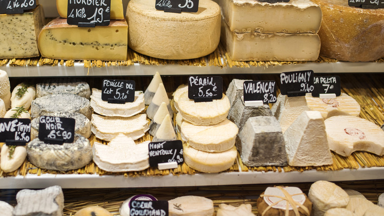 Cheeses in Paris