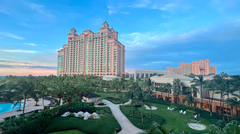 The Atlantis complex of hotels.