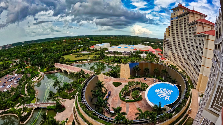 A view of the Grand Hyatt Baha Mar from above