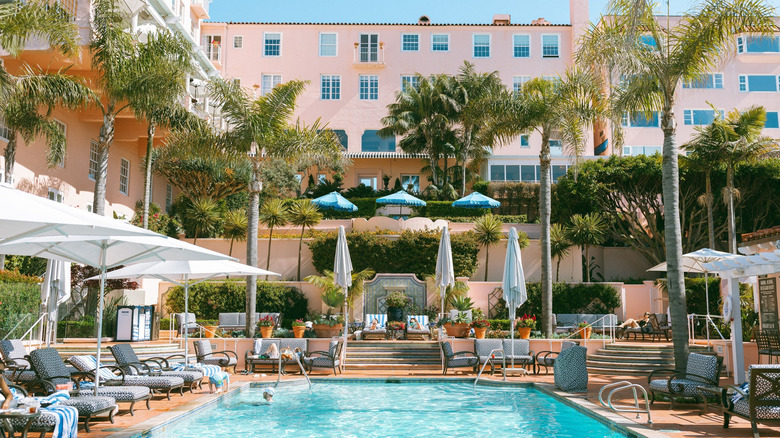 The pool at La Valencia