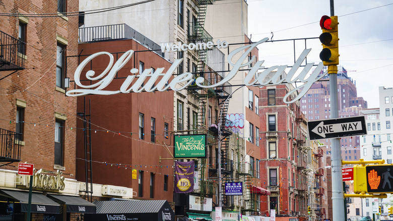 Little Italy entrance