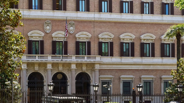 US embassy building in Rome, Italy