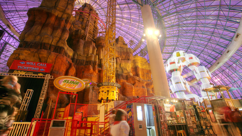 Inside the Adventuredome Park