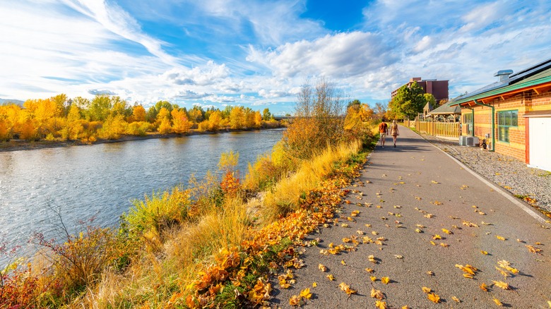 River trail near Missoula