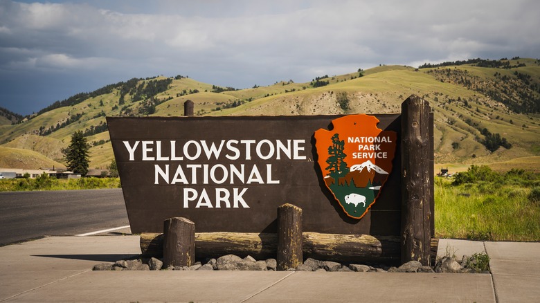 Entrance to Yellowstone National Park