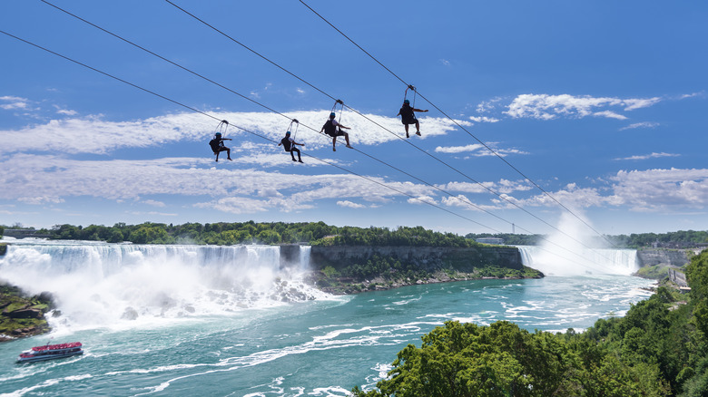 Zipline at Niagara Falls