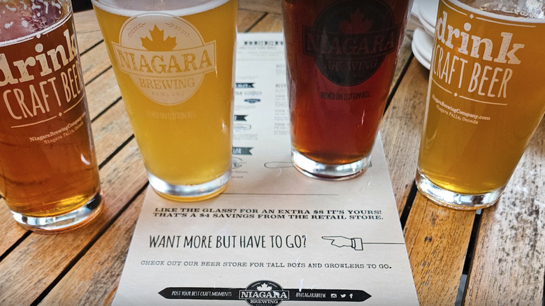Examples of Niagara craft beer