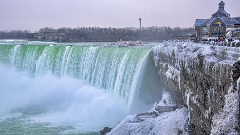 Niagara Falls in the winter