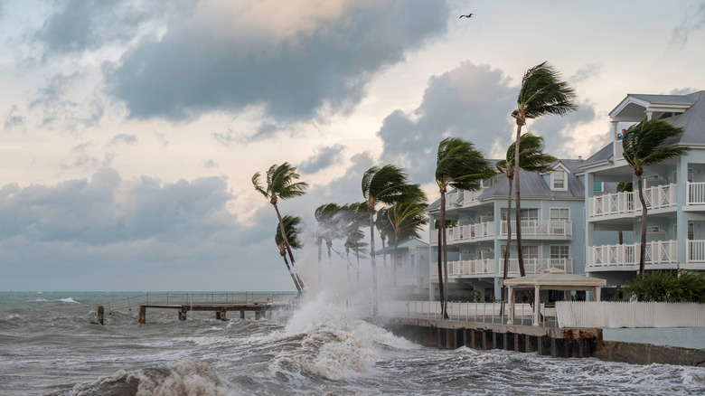 Key West in hurricane