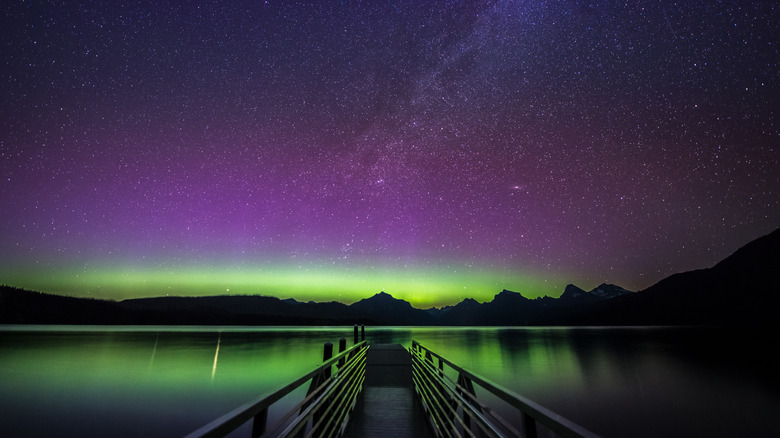 Northern Lights in Glacier National Park