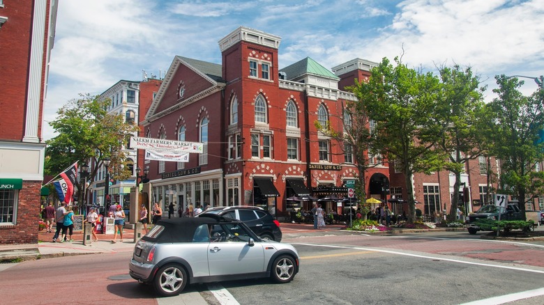 Downtown Salem, Massachusetts farmer's market