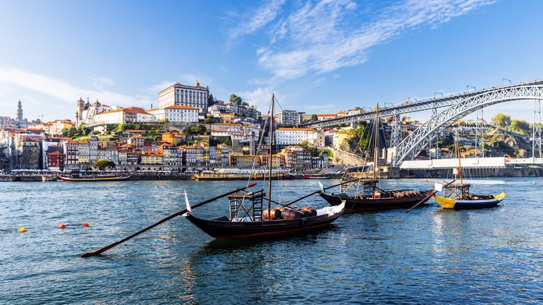 Porto view over Douro River