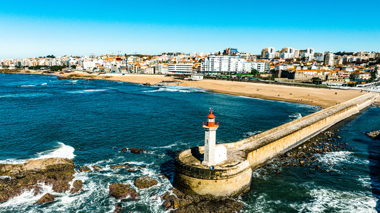 Beach in Porto, Portugal