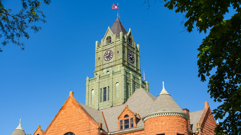 Clinton County Courthouse's clock tower