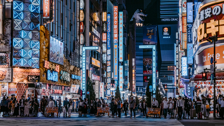 Tokyo at night