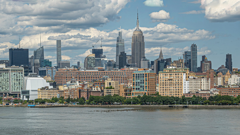 Manhattan skyline from the river