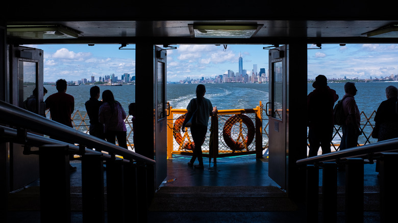 View of Manhattan from the Staten Island Ferry