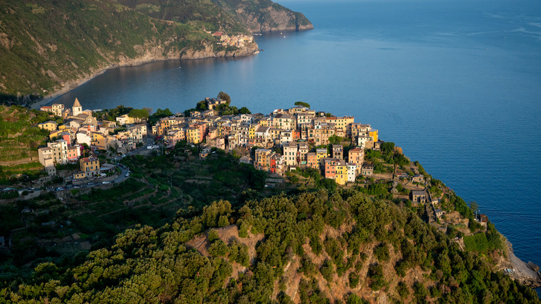 Mountaintop seaside village of Corniglia