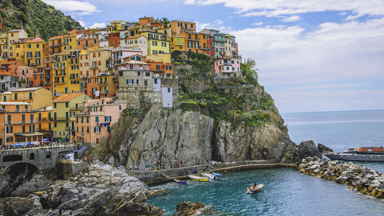 Cinque Terre, Manarola cliffside coast