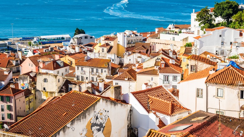 Old Town in Lisbon, Portugal