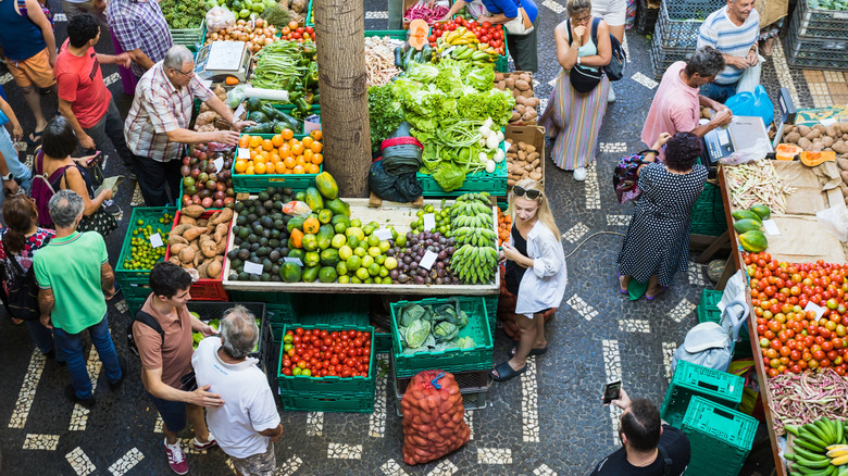 Madeira's colorful Mercado dos Lavradores marketplace