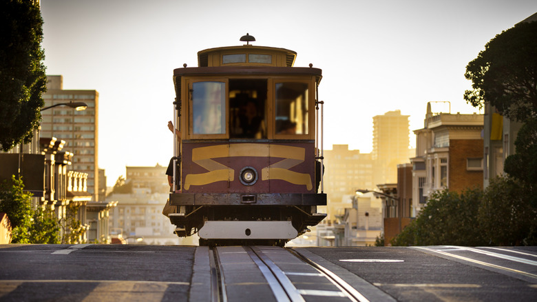 Iconic tram in San Francisco