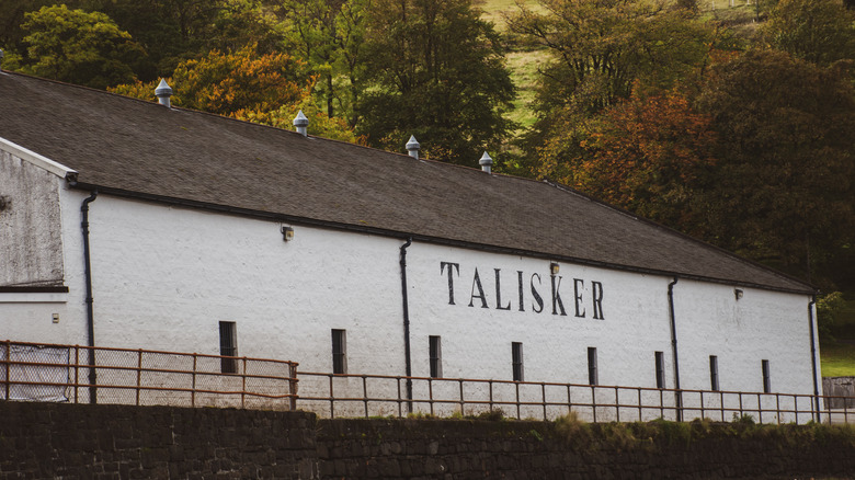 Outside of Talisker Distillery