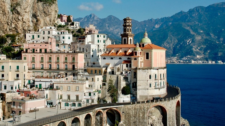 View of Amalfi Coast in November