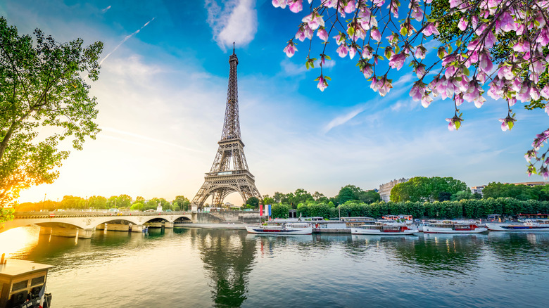 Eiffel Tower Paris River Seine