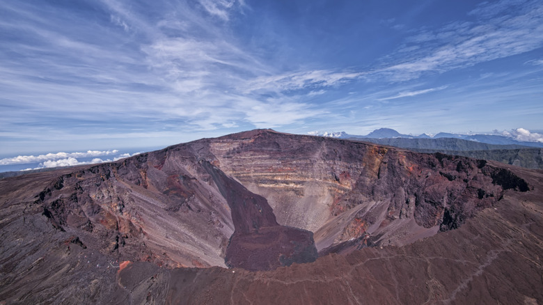 Piton de la Fournaise volcano on Réunion Island