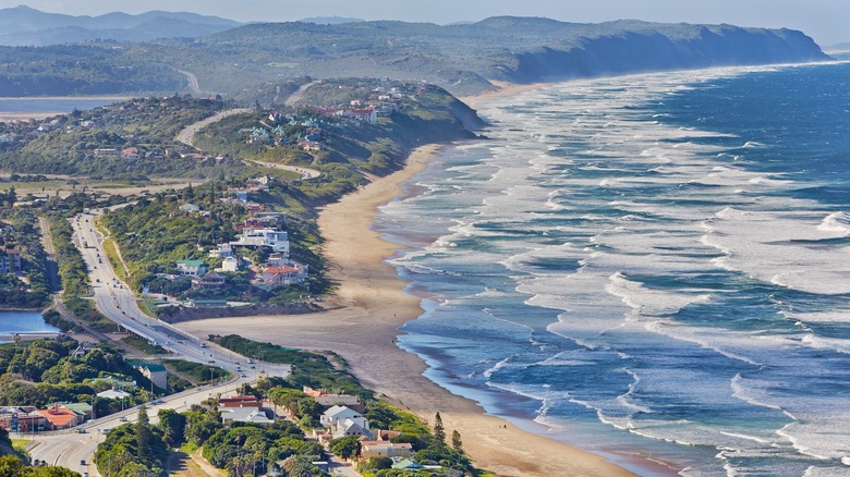 Overlooking beach on Garden Route