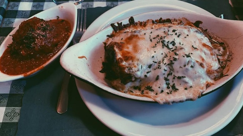 Plate of Italian from the Dorset General Store Lla Pasta Eatery