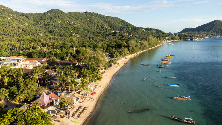 Sairee Beach in Koh Tao, Thailand