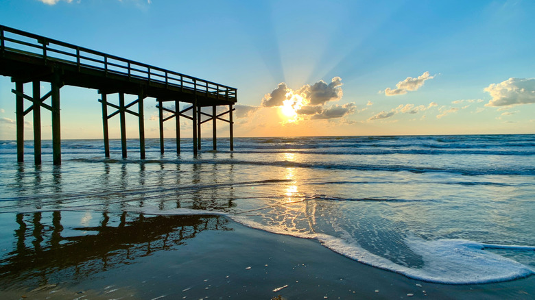 Early morning on South Padre Island, Texas