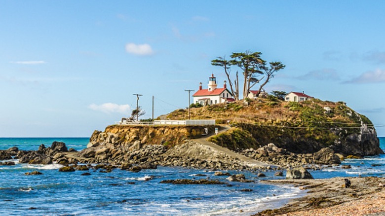 A sunny day in Pebble Beach, California