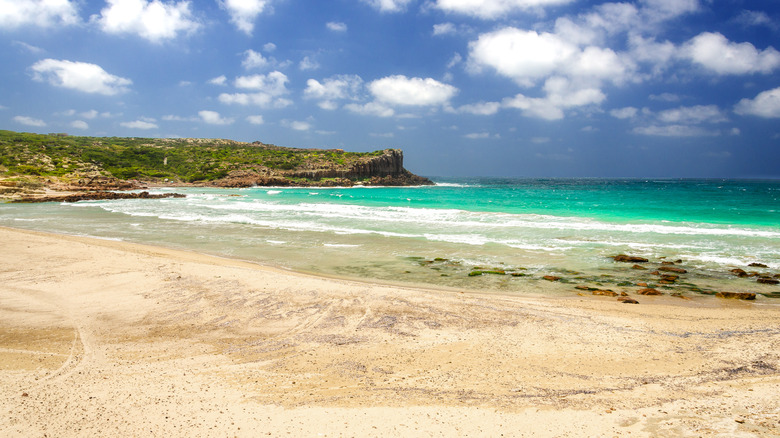 Beach at Carloforte, Sardinia