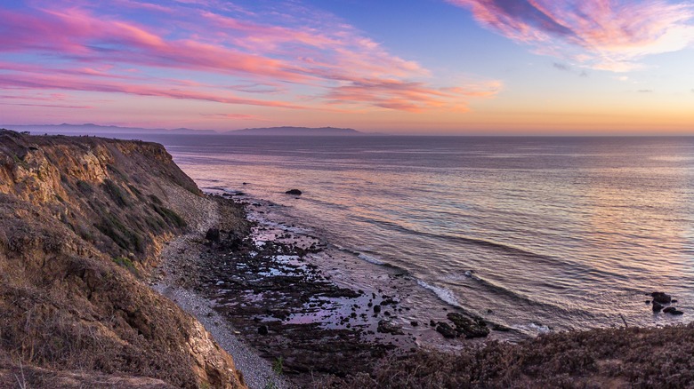 Rocky beach in Palos Verdes