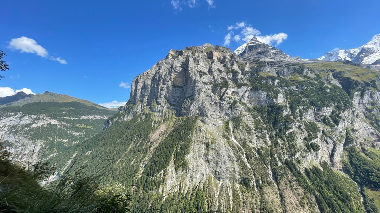 a mountain in Mürren, Switzerland