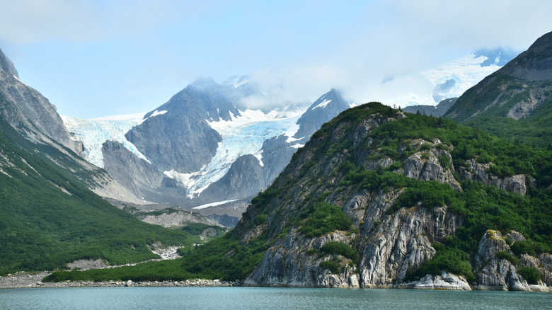 Glacier at the Kenai Fjords National Park in Alaska