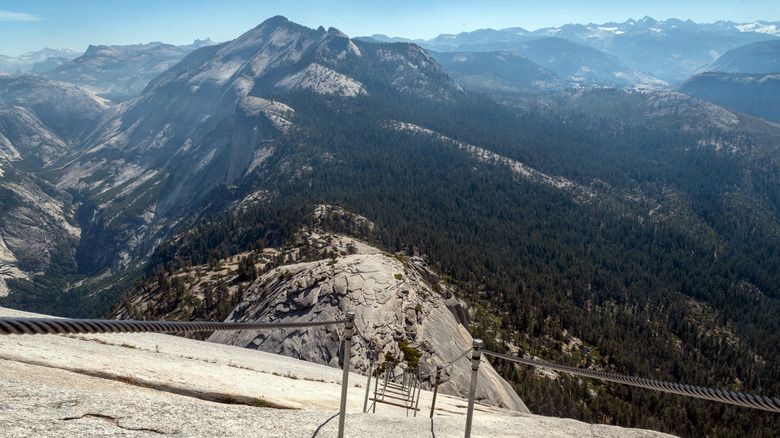 The top of Half Dome