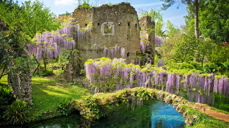 Ruins in Gardens of Ninfa