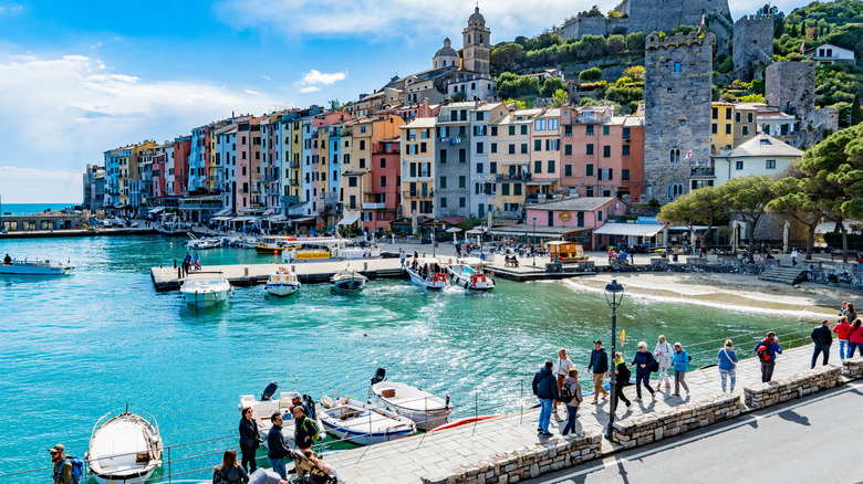 Aerial view of Porto Venere