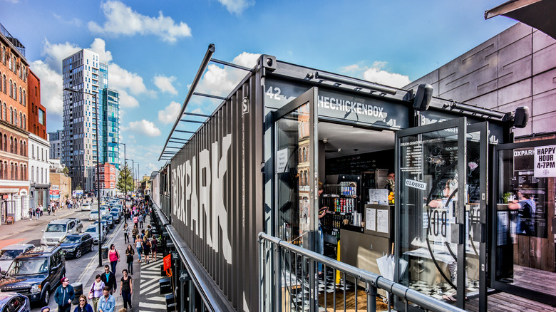 A sunny day by BoxPark, Shoreditch