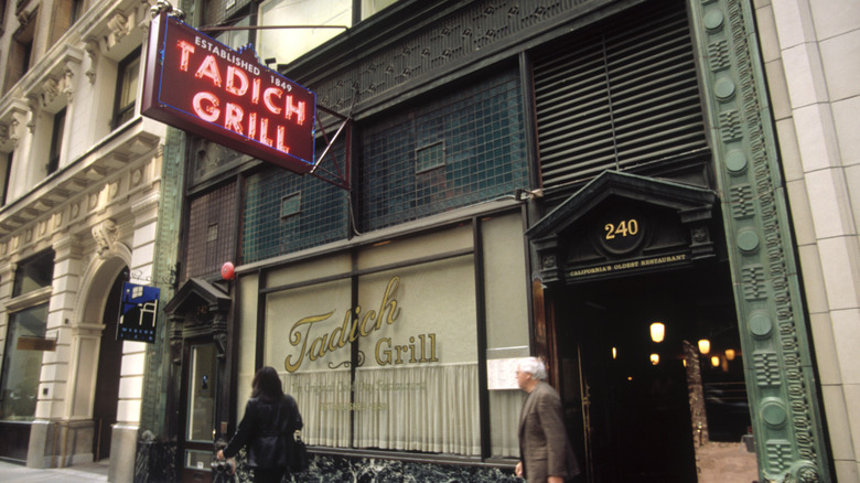 Tadich Grill exterior, San Francisco, CA