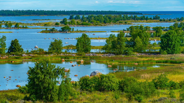 The vast coastline of the Kvarken Archipelago