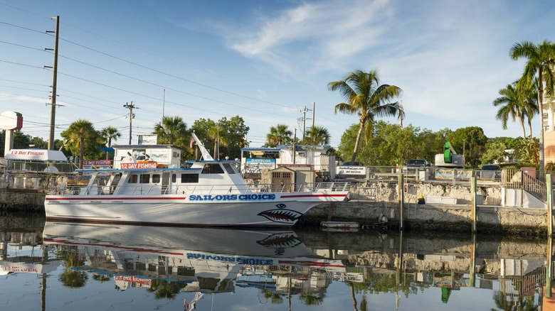 tour boat on Key Largo